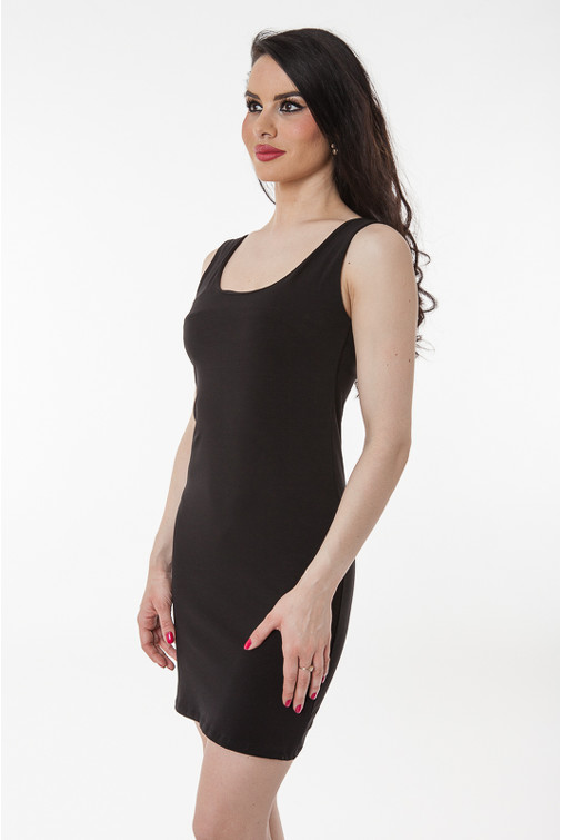 Bodycon Mini Dress In Stretch Cotton