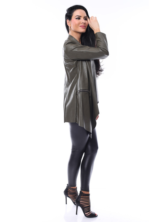 Waterfall jakna iz eko usnja