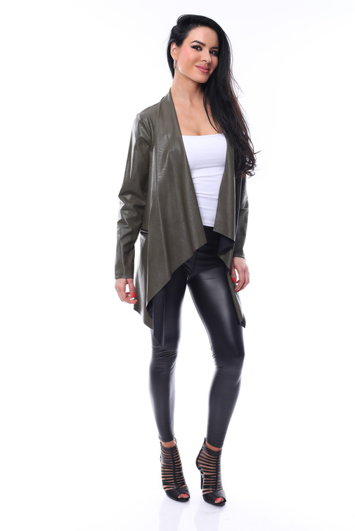 Waterfall jakna iz eko usnja