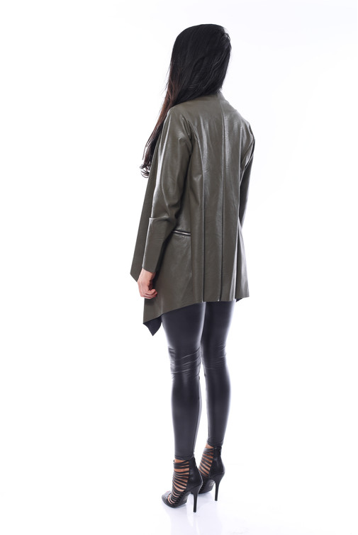 Waterfall jakna iz eko usnja