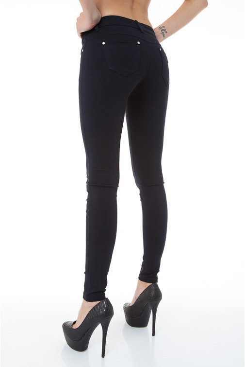 Stretch jeggings in navy EU 34-40