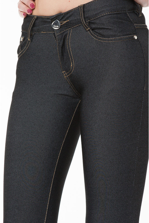 Jeggings denimového vzhledu, černé EU 34-40