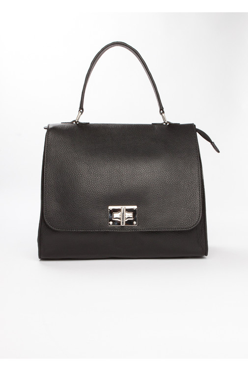 Trapeztasche aus Leder