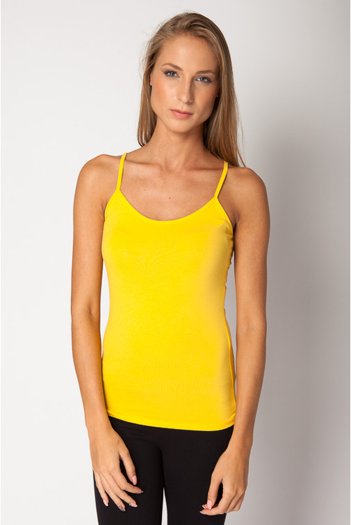 Bombažen top s tankimi naramnicami