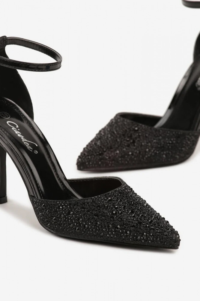 Décolleté con tacco alto e strass True glamour