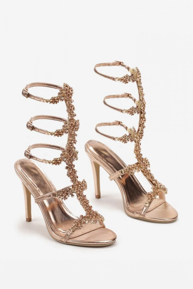 Sandali gioiello con tacco alto Stand out