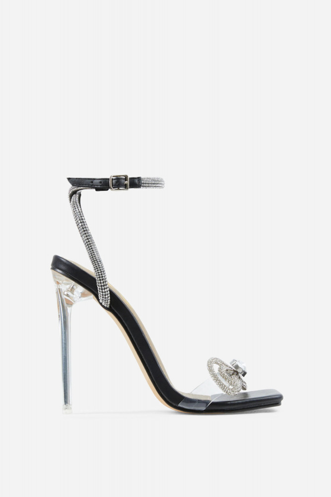 Vysoké sandále s kryštálmi Luxury