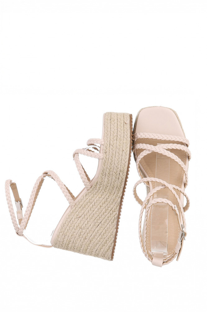 Wedge sandals with braided straps Summer Muse