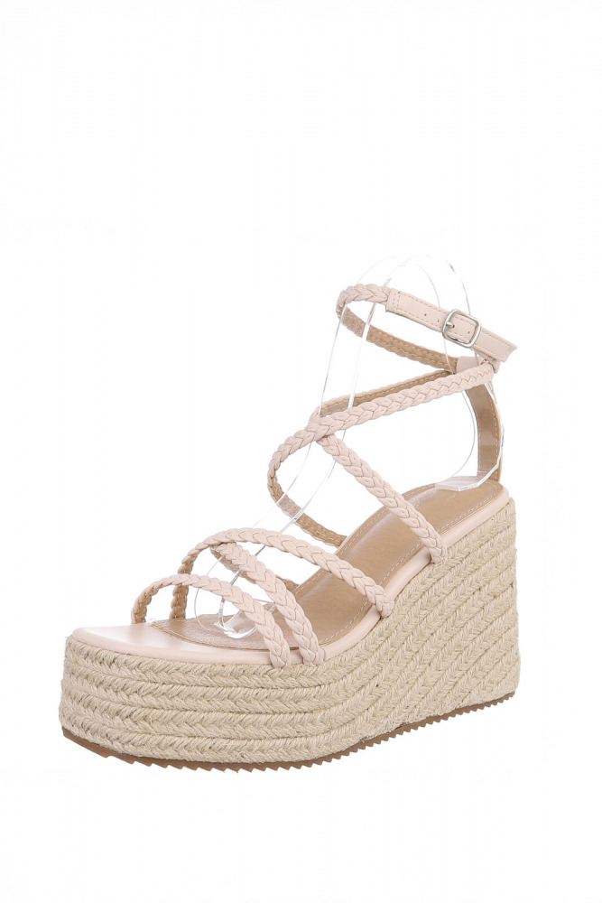 Wedge sandals with braided straps Summer Muse