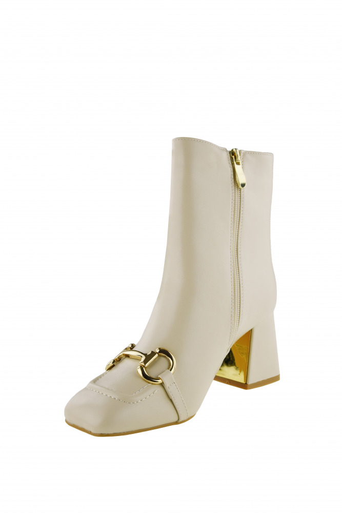 Stiefeletten mit Blockabsatz