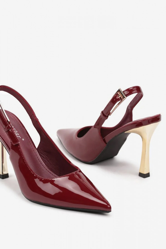 Slingback-Pumps in Lack-Optik Bliss