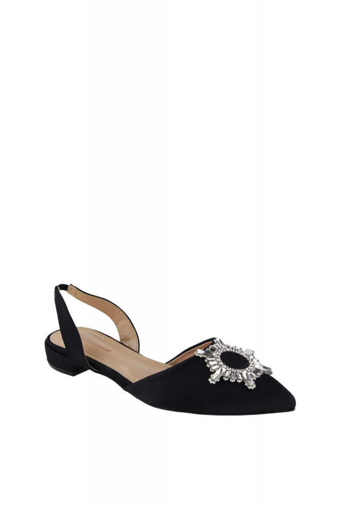 Sandali gioiello con tacco basso Glamour Flat