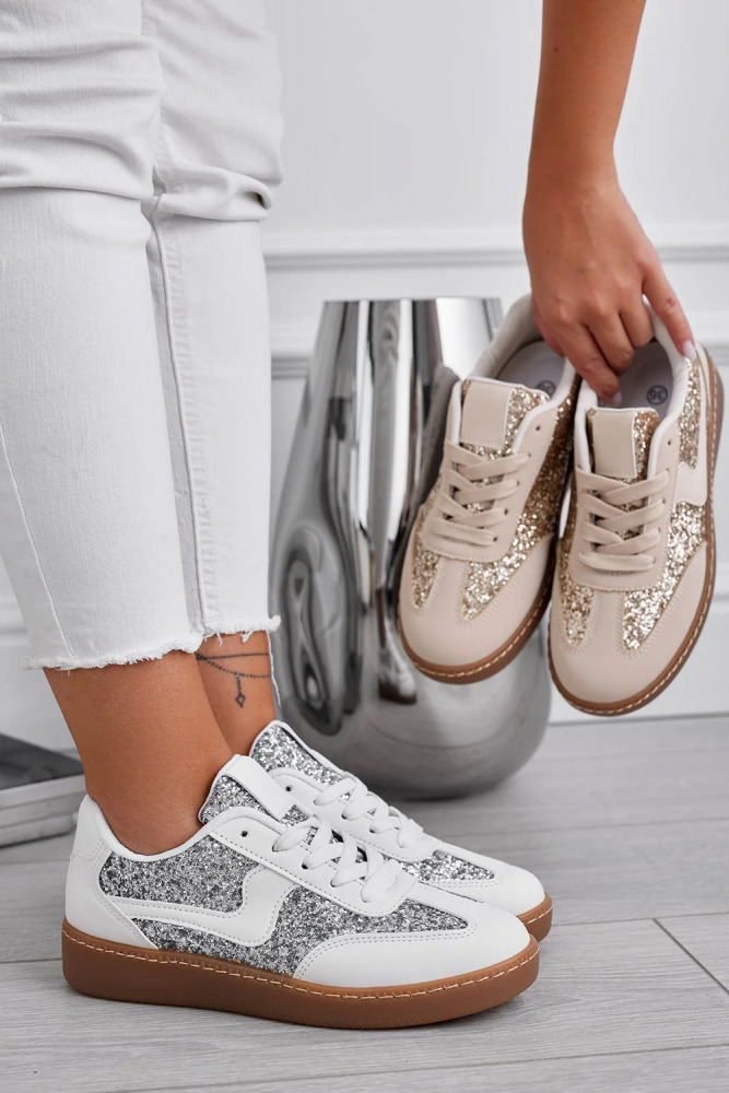 Športni čevlji z detajli iz bleščic Novalux