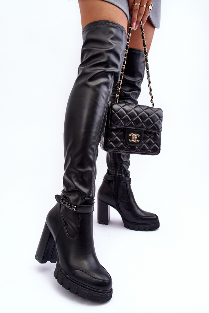 Hosszú szárú csizma Sleek Chic