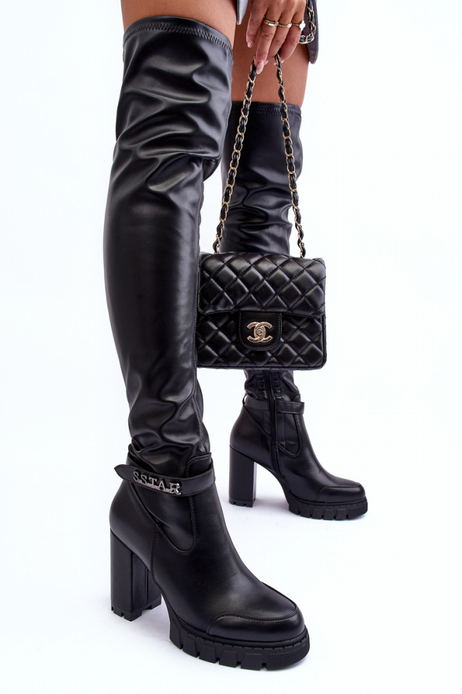 Hosszú szárú csizma Sleek Chic