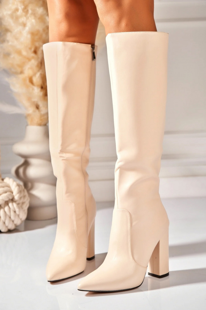 Kniehohe Stiefel mit hohem Absatz Iconic grace