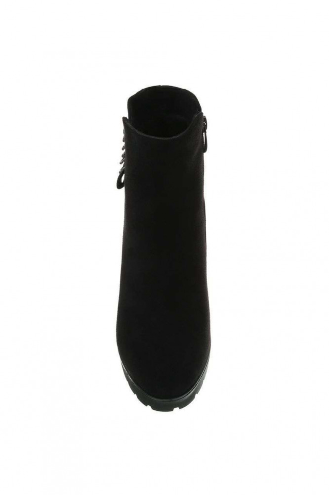 Stiefeletten mit hohem Absatz mit Metall Details