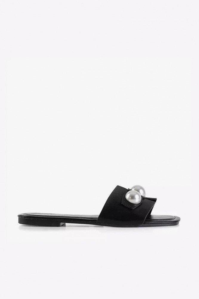Pearl embellished sliders Pearl secret