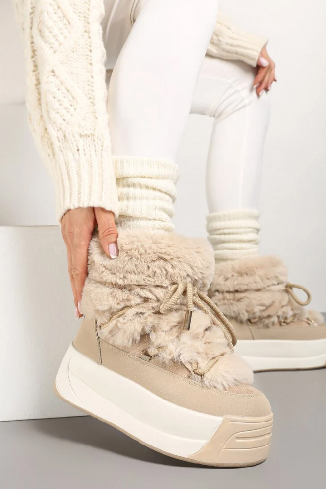 Zimske čizme z umjetnim krznom Chill Chic