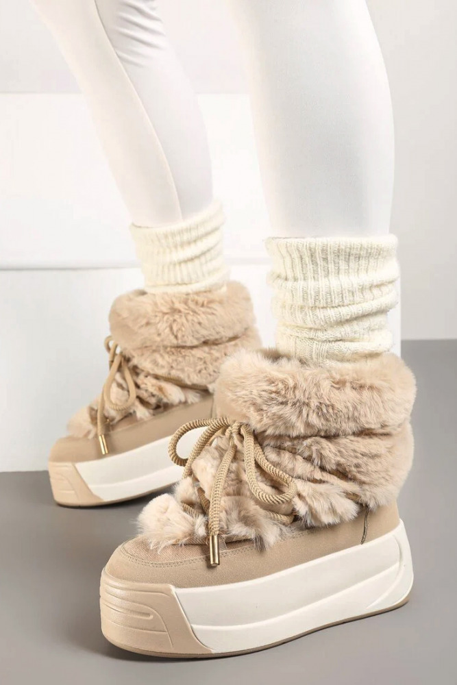 Zimske čizme z umjetnim krznom Chill Chic