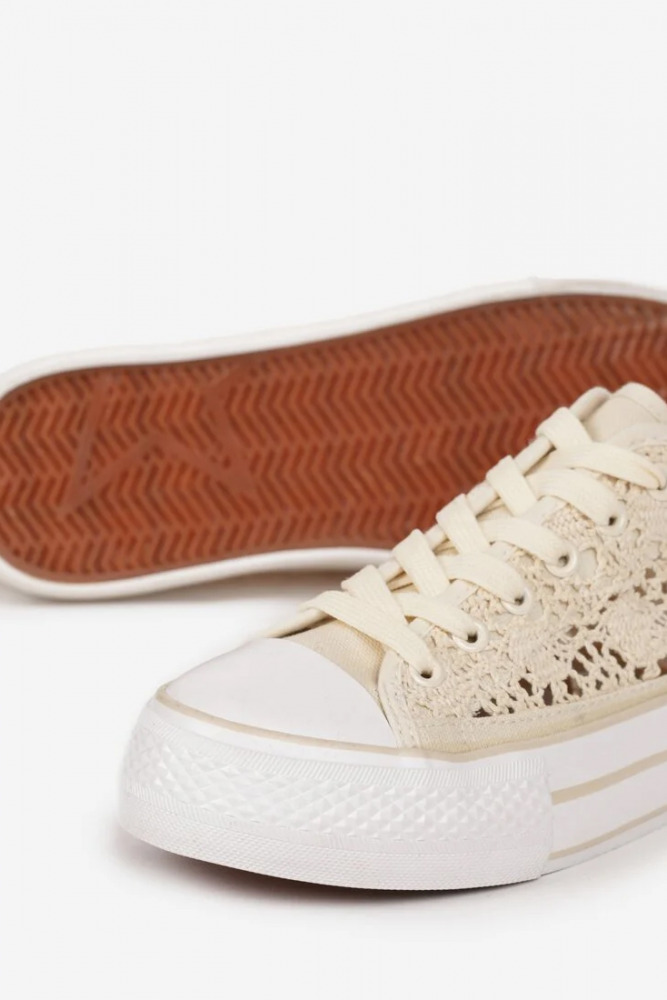 Krajkové tenisky na platformě Life creator