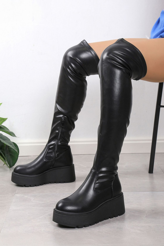 Flatform overknee boots Imagination