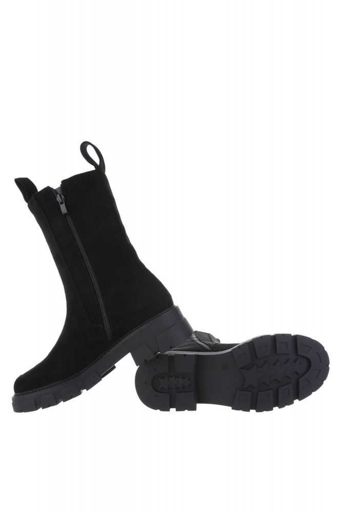 Stivaletti chelsea chunky con molla laterale