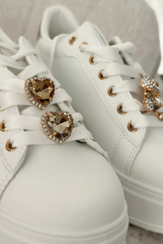 Sneakers con gioielli Good vibes