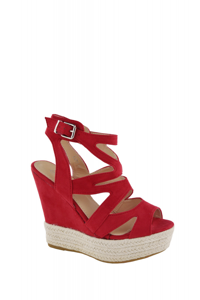 Cut out wedge sandals Hot summer