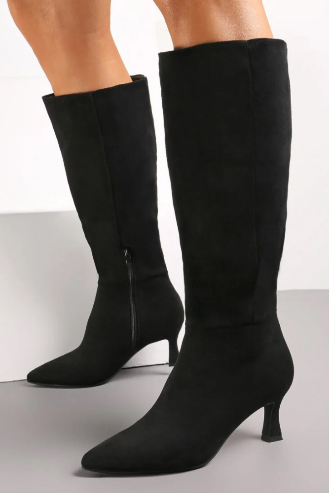Mid heel knee high boots Embrace the challenges