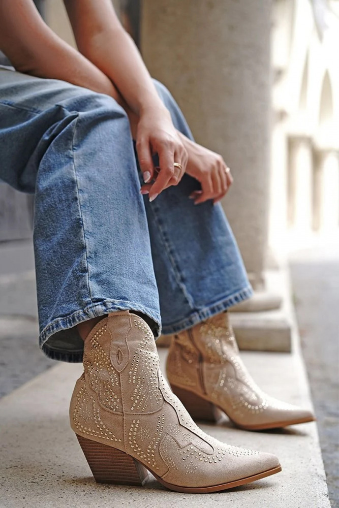 Embellished ankle boots Westerns
