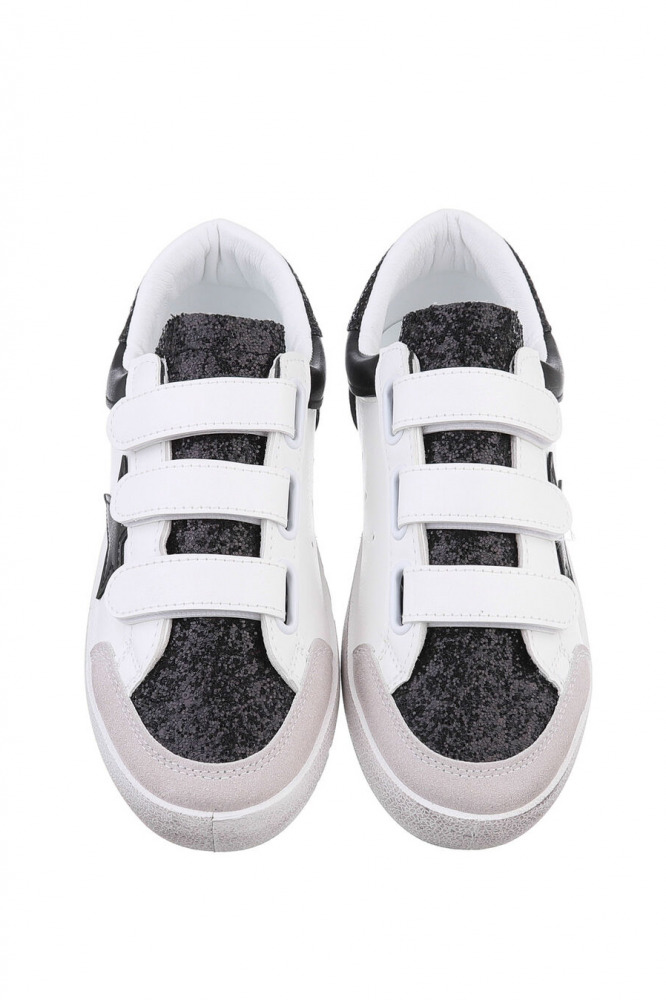 Sneakers con glitter e stella Star Glitter