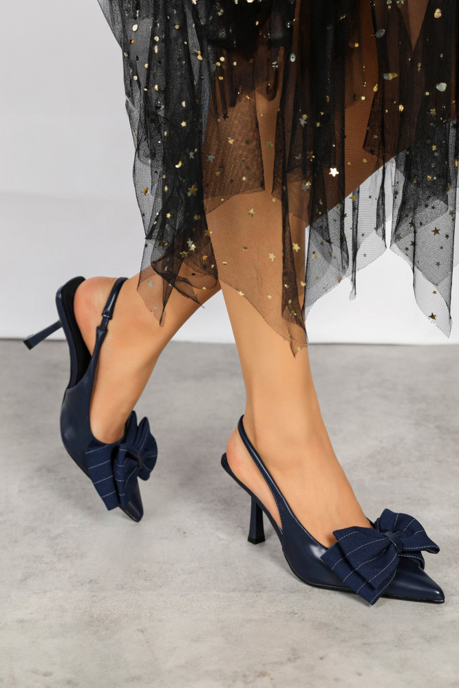 Bow detail slingback heeled shoes Dolce vita