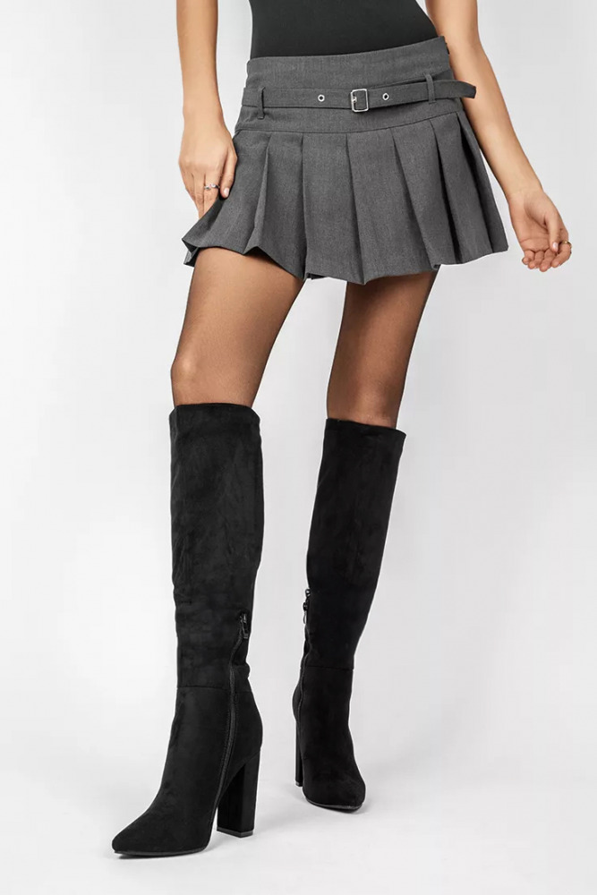  Kniehohe Stiefel mit Absatz Victory
