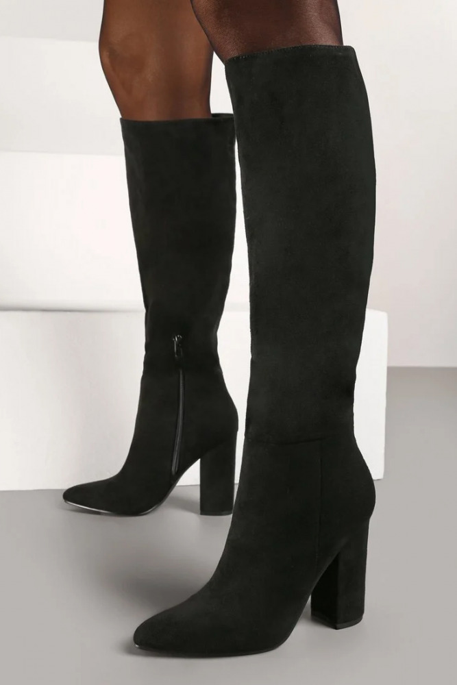  Kniehohe Stiefel mit Absatz Victory