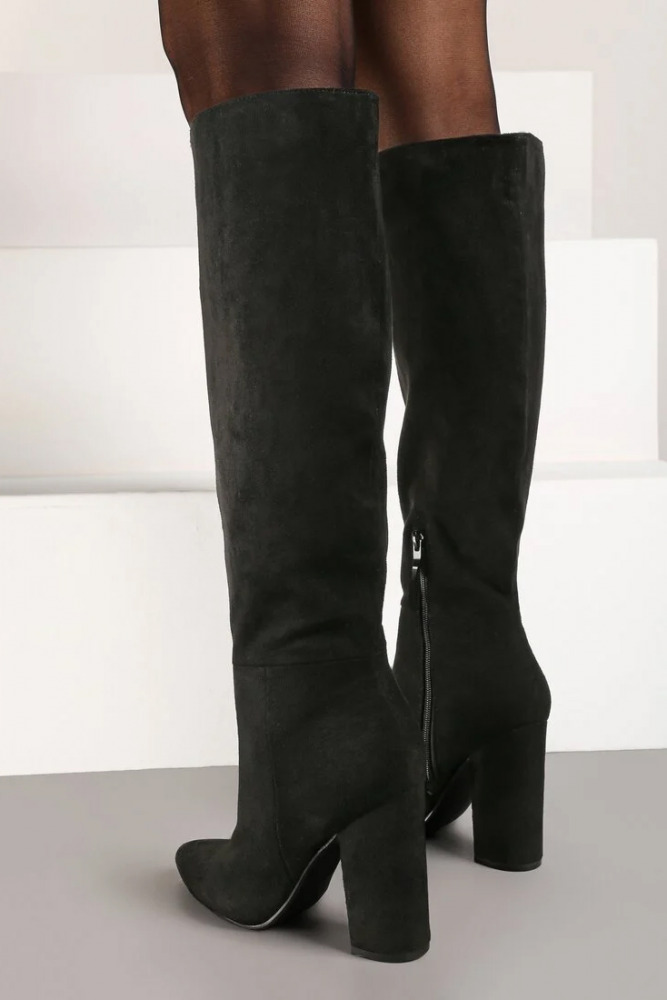  Kniehohe Stiefel mit Absatz Victory