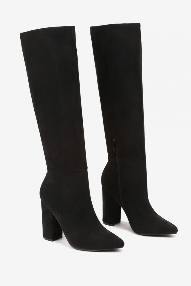  Kniehohe Stiefel mit Absatz Victory
