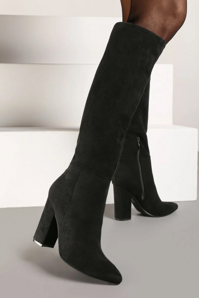  Kniehohe Stiefel mit Absatz Victory