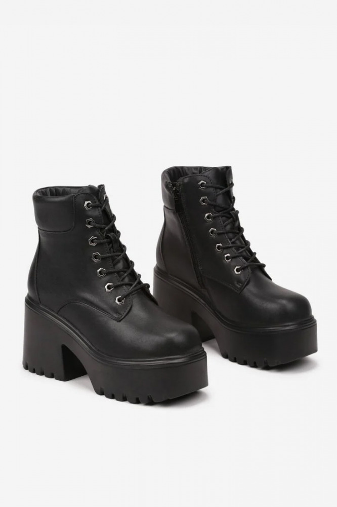 Stivaletti anfibi con suola alta Power Step