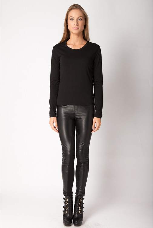 Bombažna majica z dolgimi rokavi